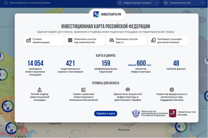 Потенциал Вологодской области представлен на инвестиционной карте России