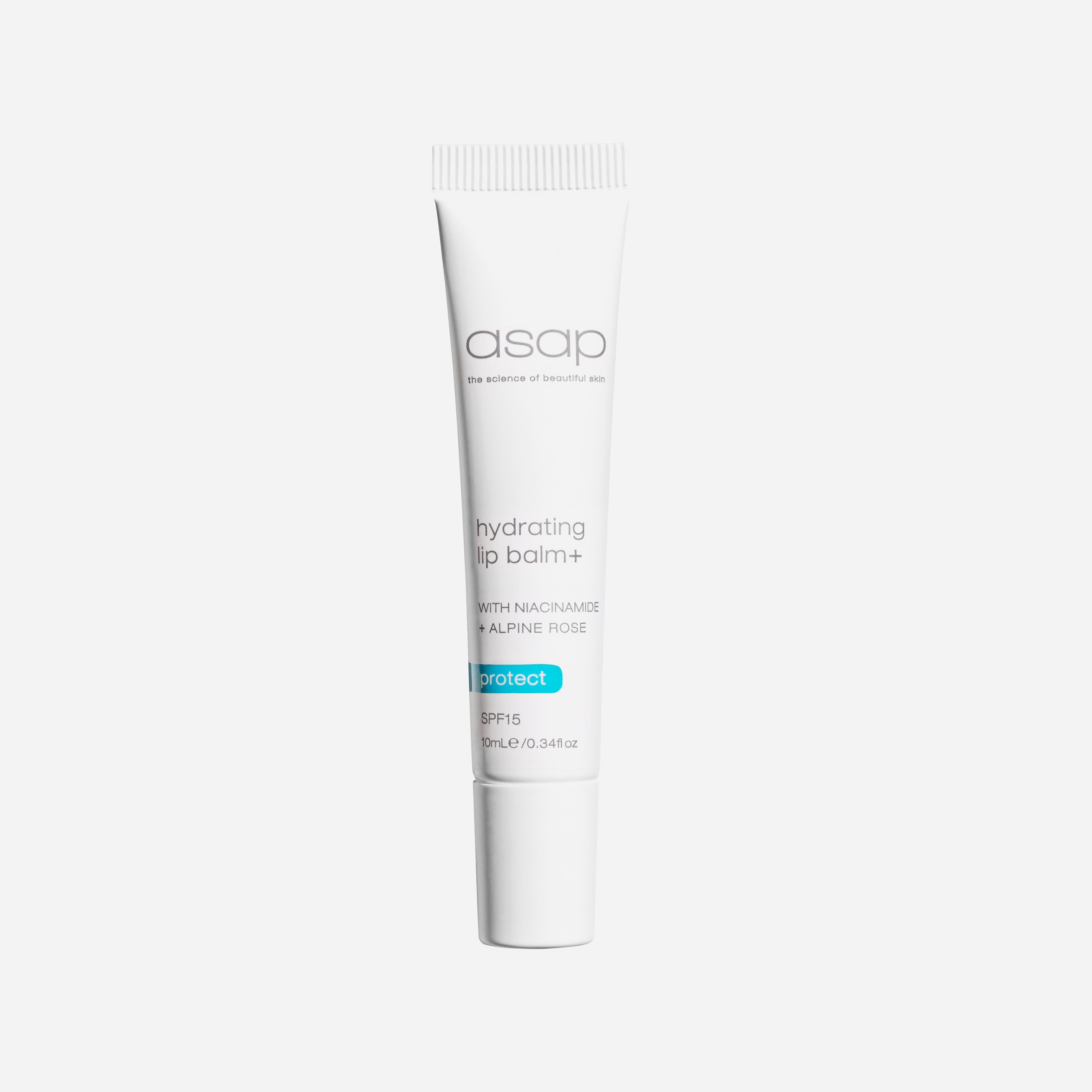Увлажняющий защитный бальзам для губ SPF 15&nbsp;hydrating lip balm+, Asap, 2610 руб. (Seneca)
