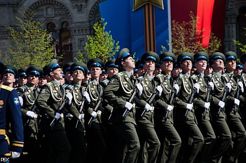 Репетиция парада Победы в Москве