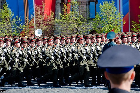 Репетиция парада Победы в Москве