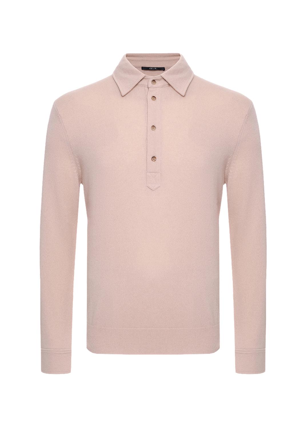 Пуловер-поло из кашемира и шерсти, BML, 43 750 руб.