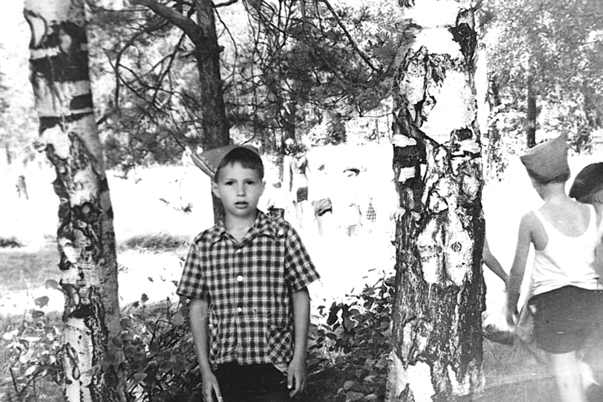 Владимир Асимов в детстве