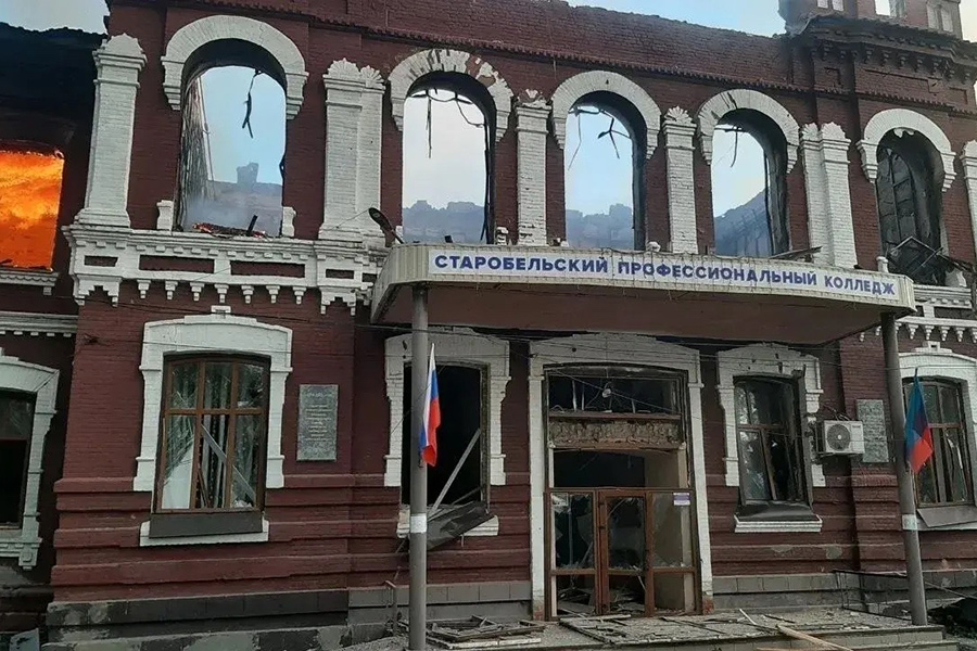 Число раненых при ударе по колледжу в ЛНР детей возросло до 39