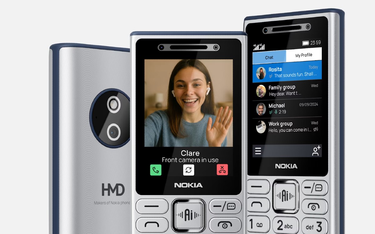 Nokia выпустила кнопочные телефоны с ИИ и видеосвязью