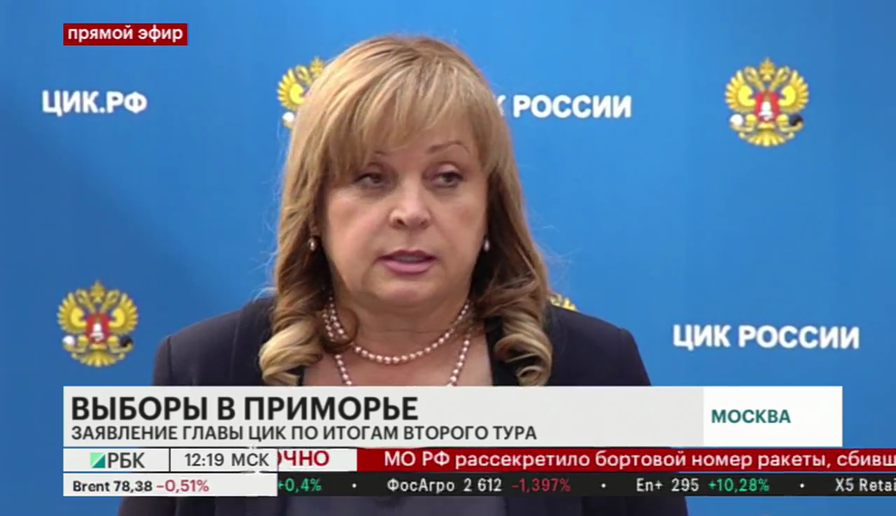 Тарасенко обошел Ищенко на 1,5% после обработки всех голосов в Приморье
