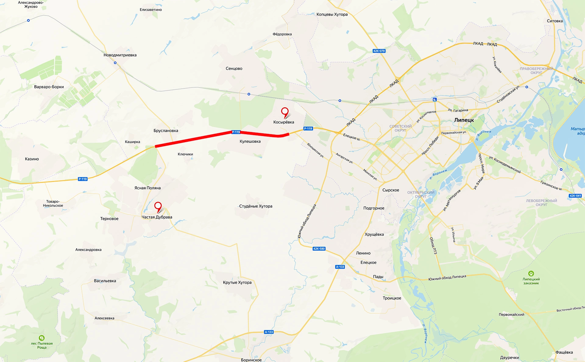 сервис «Яндекс.Карты»