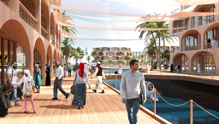 Первые &laquo;кварталы&raquo; плавучего города будут возведены к середине 2025 года. Они будут состоять из зданий не более 7 этажей,&nbsp;&mdash; по словам компании, это позволит создать низкий центр тяжести и противостоять ветру.
