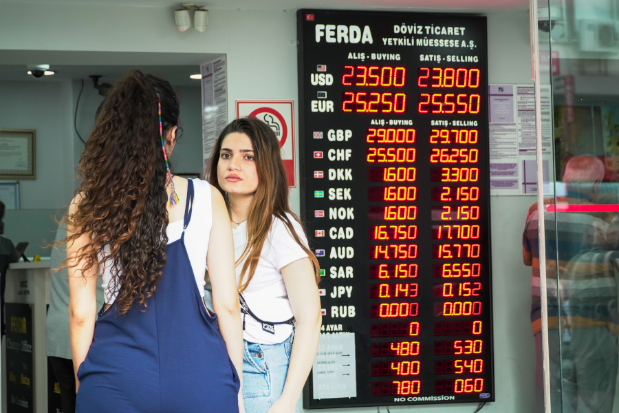 Пункт обмена валют в Измире, Турция