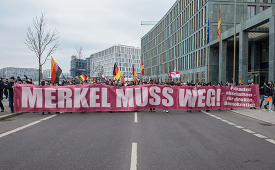 Марш ультраправых сил в Берлине, 12 марта 2016 года