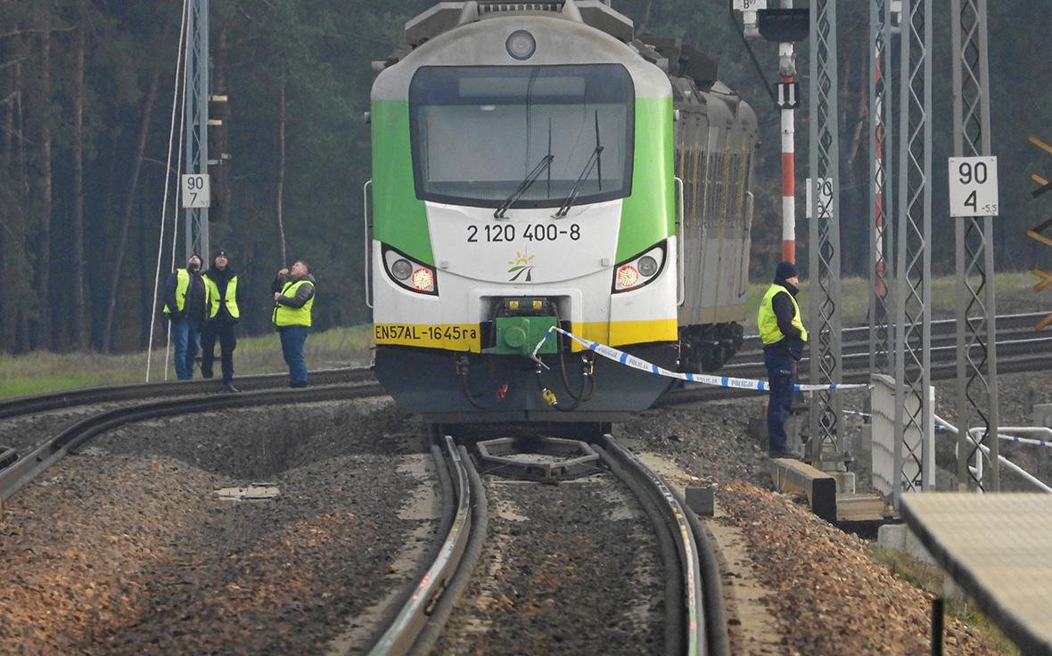 В Польше отпустили украинцев, задержанных после подрыва путей