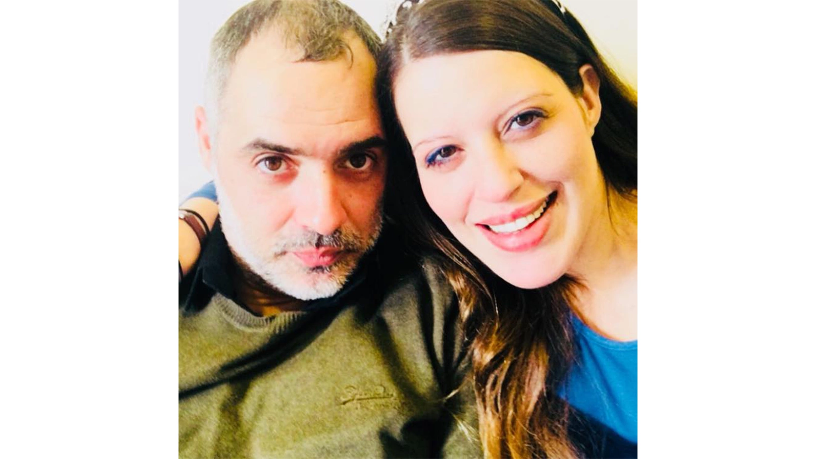 Анжелики Азимаки c мужем