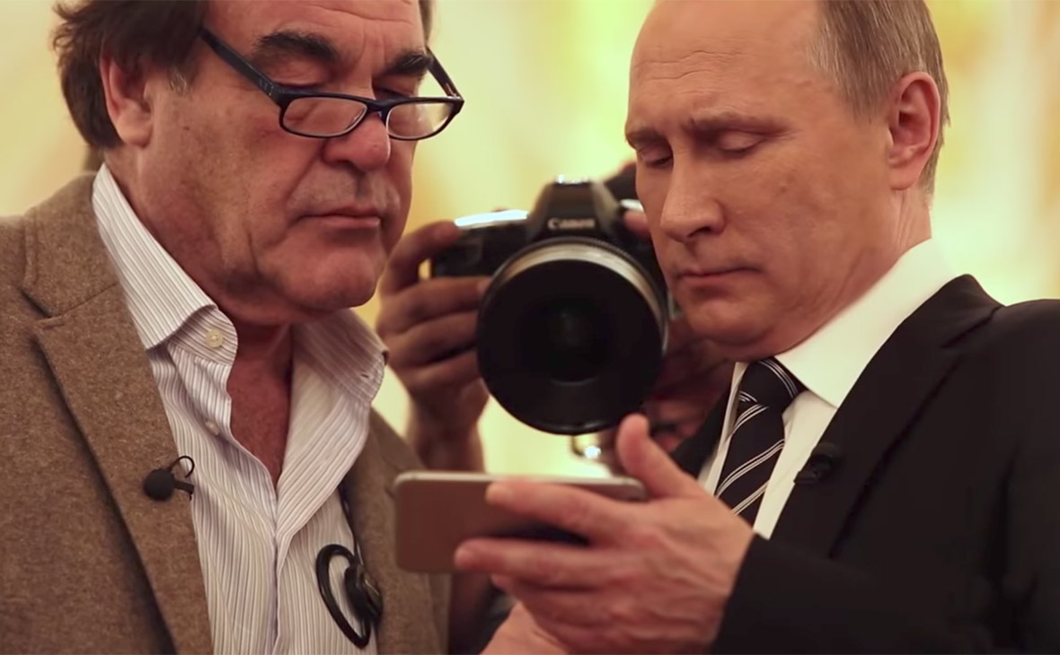 Оливер Стоун и&nbsp;Владимир Путин
