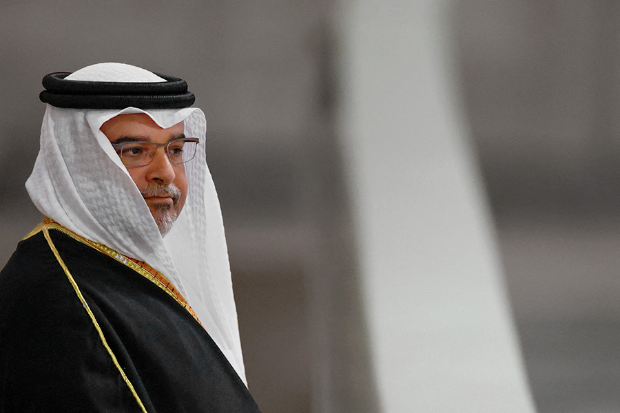 Премьер-министр Бахрейна принц Салман бин Хамад Аль Халифа,&nbsp;Вестминстер-холл
