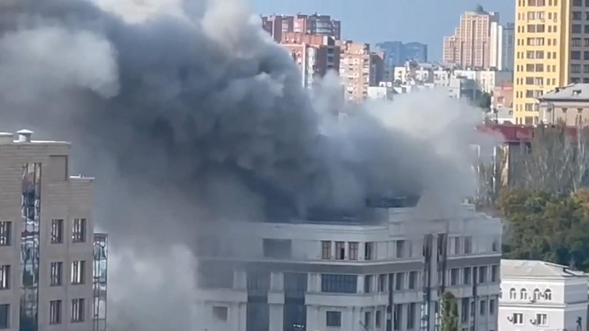 Пушилин не назвал свой офис целью удара по Донецку