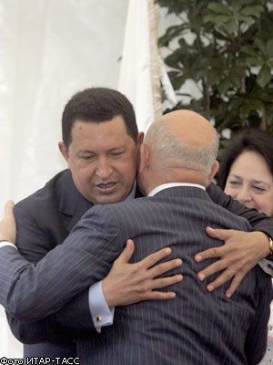 Президент Венесуэлы Уго Чавес в Москве