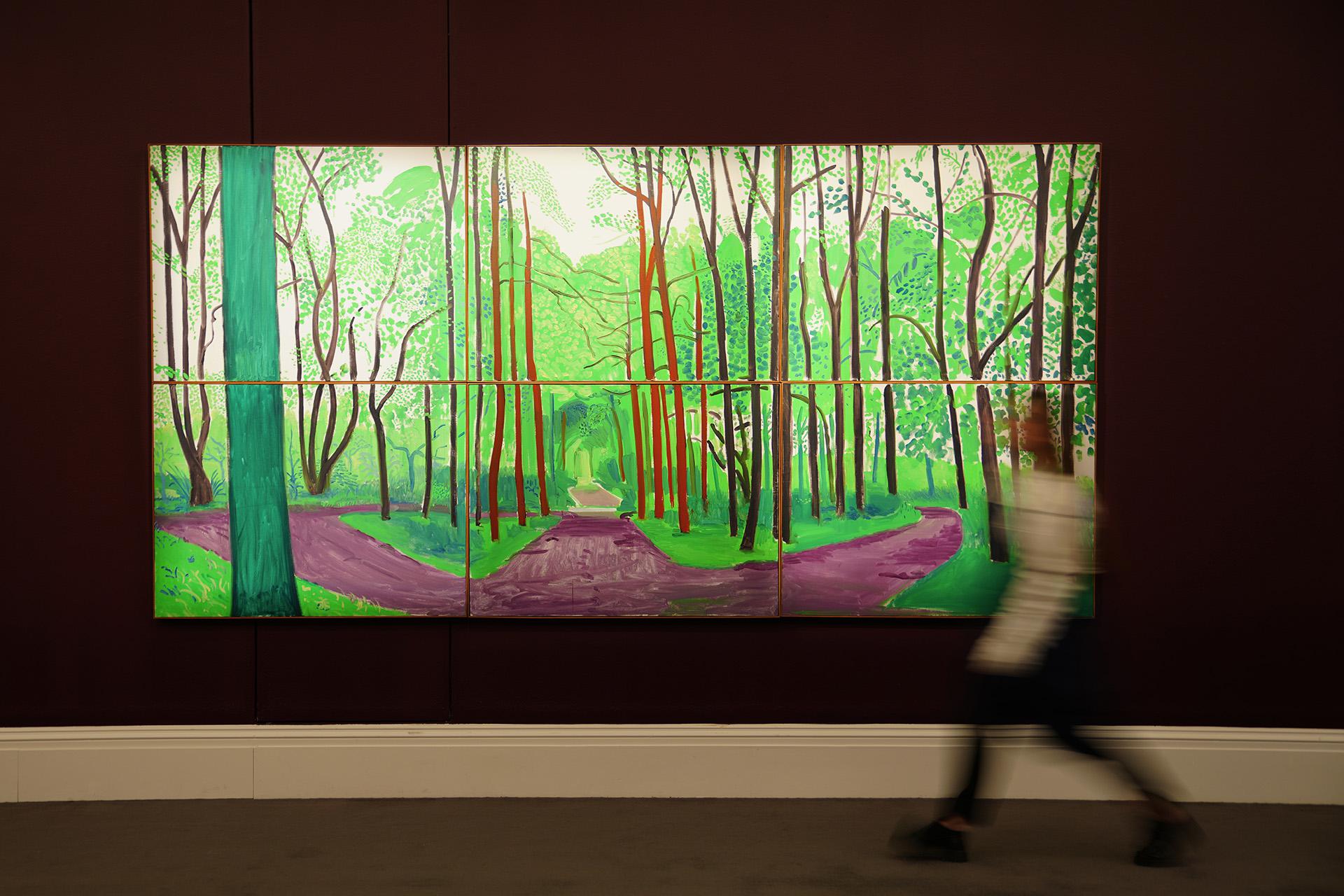 Живопись Дэвида&nbsp;Хокни &laquo;Уолдгейтский лес II&raquo; (2006) на аукционе Sotheby's