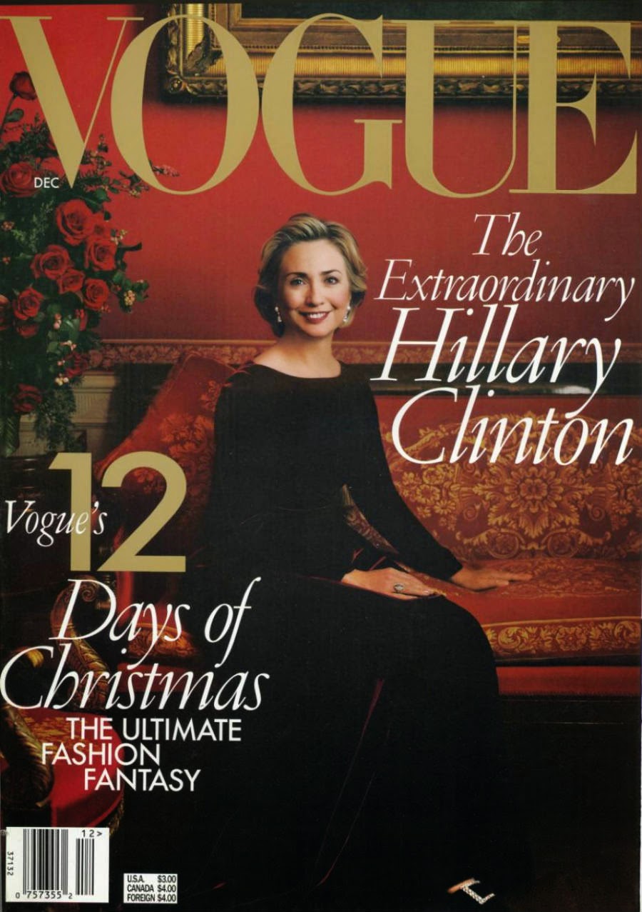 Обложка журнала Vogue, декабрь 1998