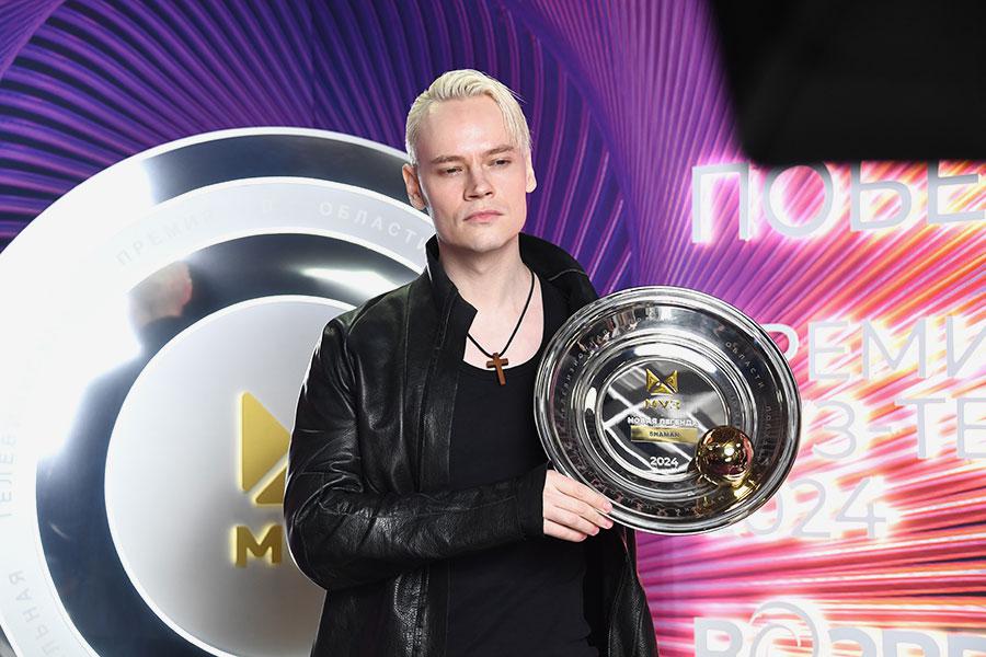 Певец Shaman (Ярослав Дронов) на церемонии вручения премии «Муз-ТВ»-2024