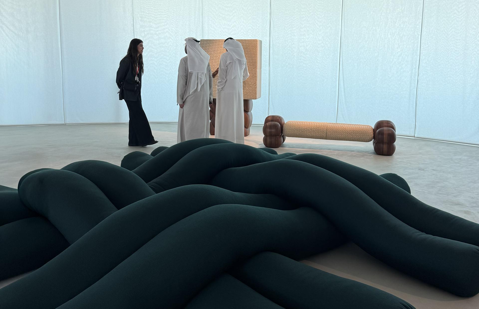 Предметы интерьерного дизайна Bottega Veneta на ярмарке Nomad в Абу-Даби