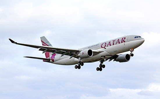 Самолет Airbus A330 авиакомпании Qatar Airways, август 2014 года


