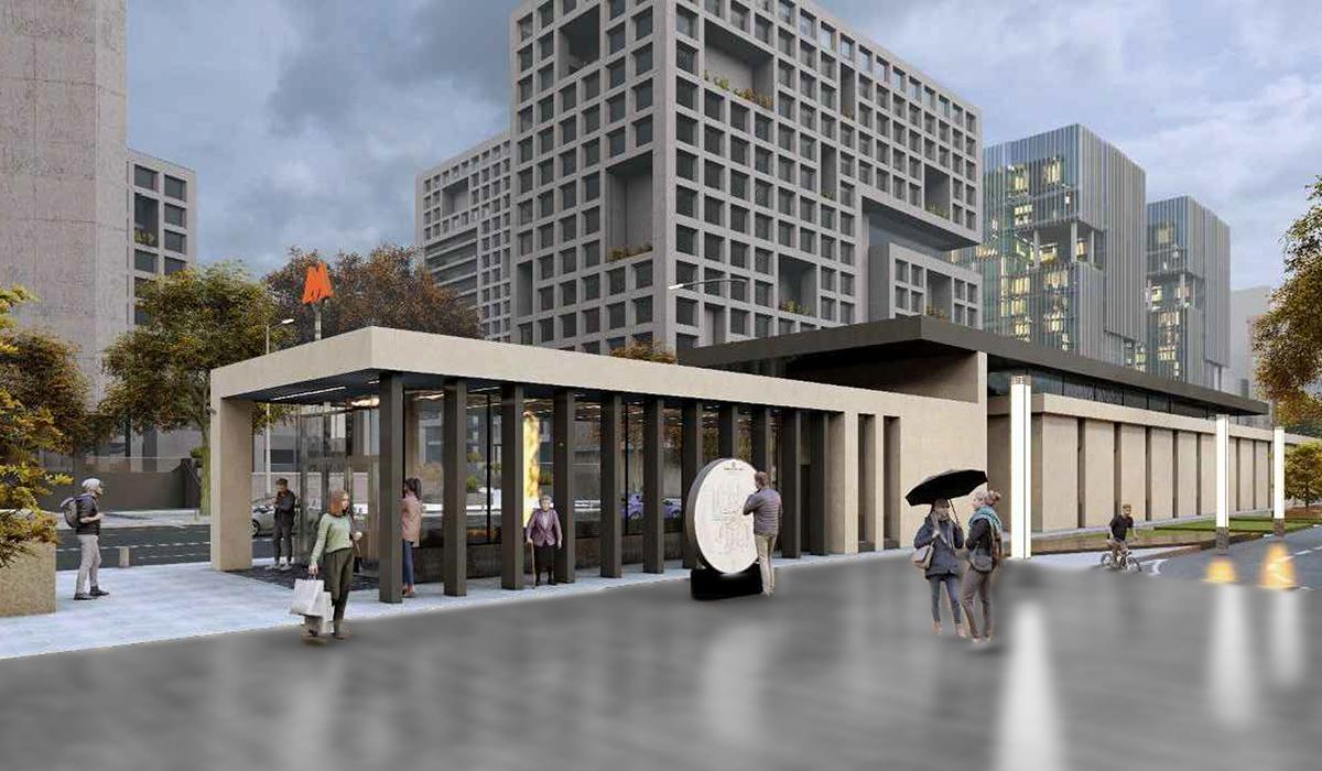 Проект станции метро &laquo;Бульвар Генерала Карбышева&raquo;