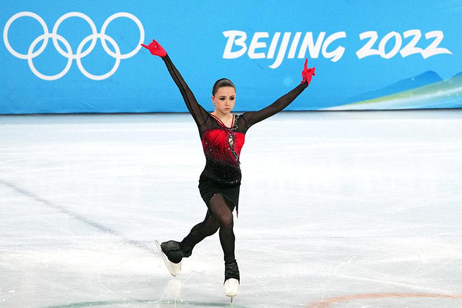Камила Валиева&nbsp;на зимних Олимпийских играх в Пекине, 2022 год