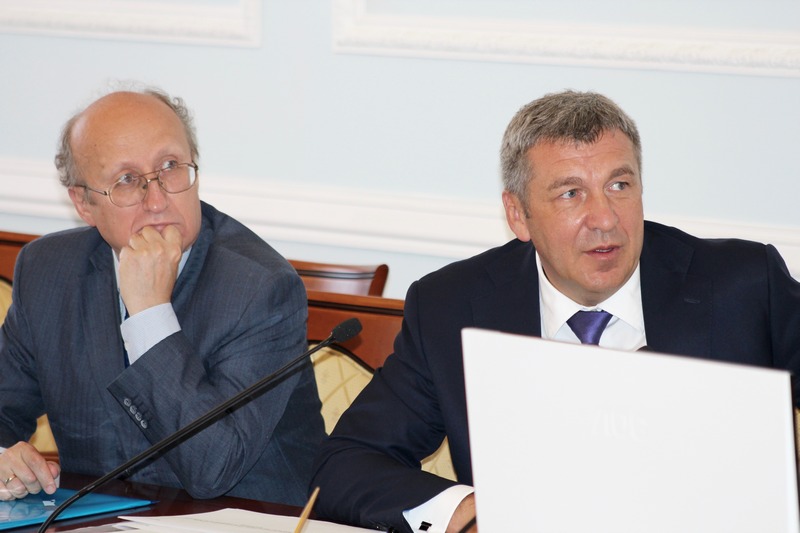 Бывшие вице-губернаторы Петербурга Михаил Мокрецов и Игорь Албин