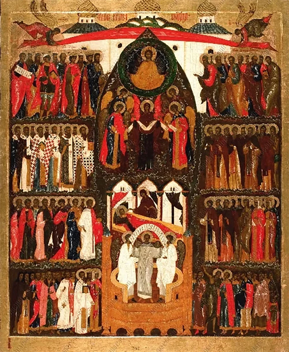 <p>Покров Богоматери из Горицкого монастыря (XVI век)</p>