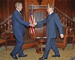 В.Путин провел переговоры с Дж.Бушем в Вашингтоне