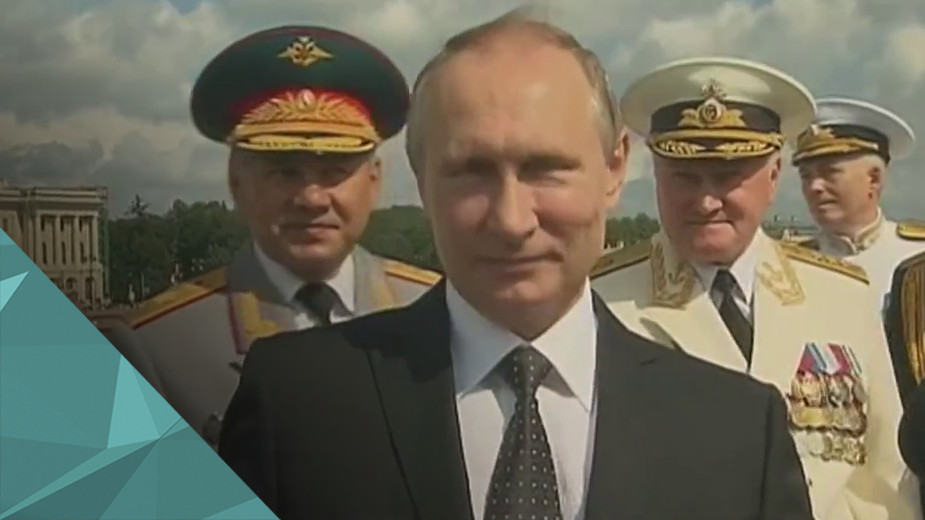 Президент России Владимир&nbsp;Путин принял участие в параде кораблей Балтийского флота