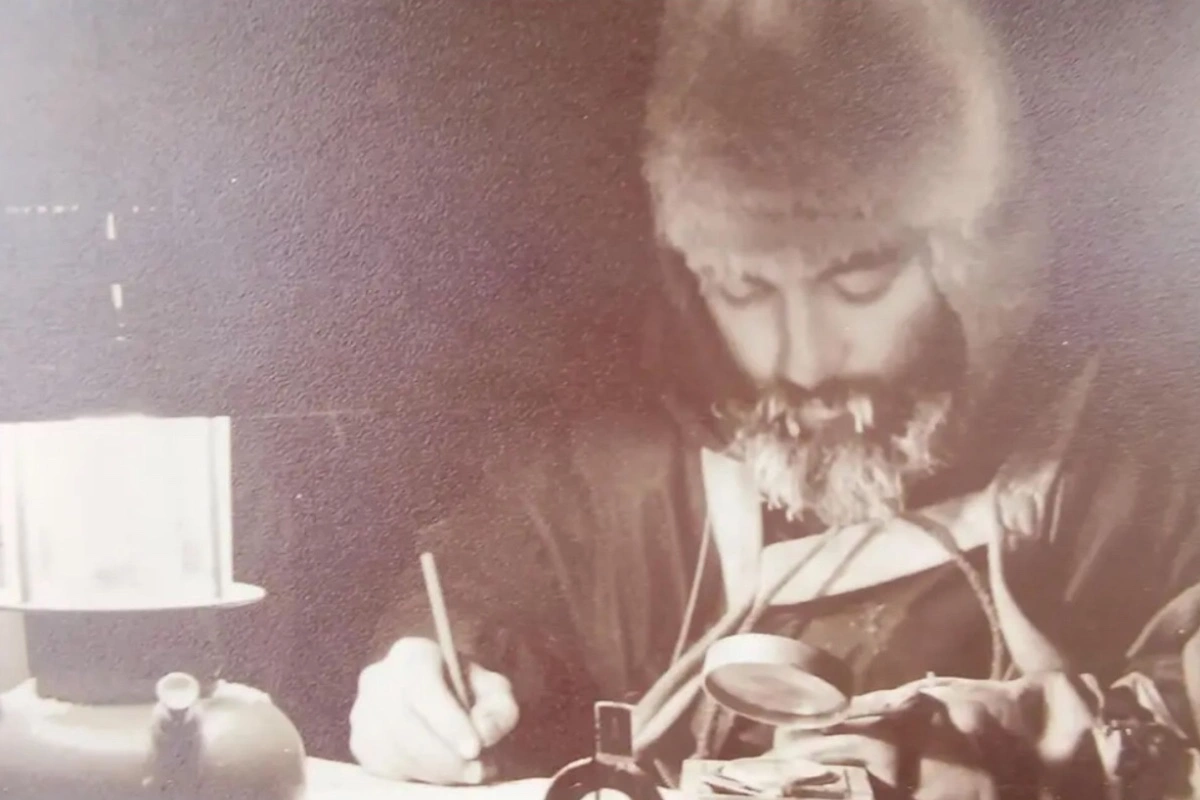 Деннис во время своей двухлетней работы в Антарктиде