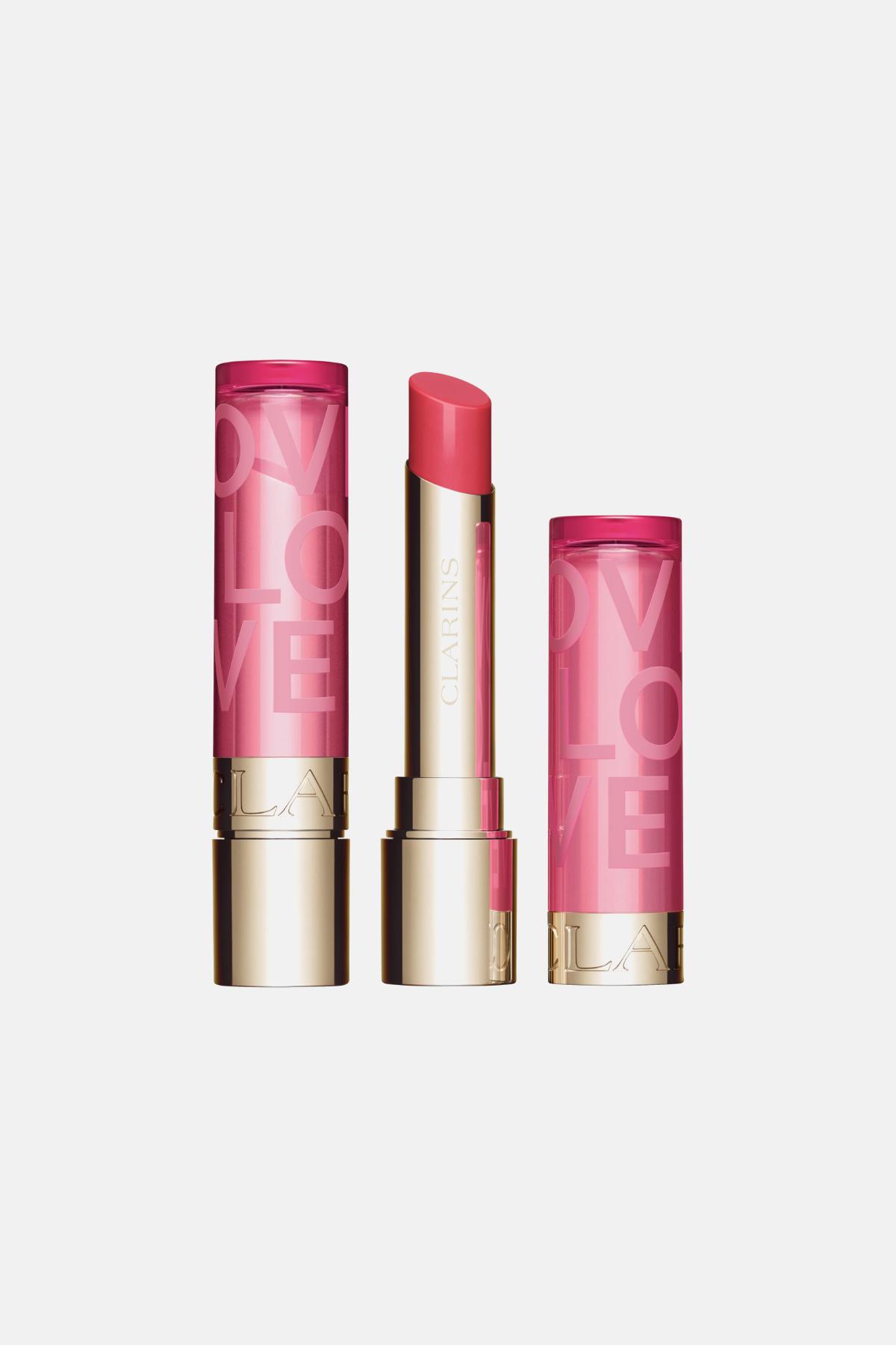 Оттеночный бальзам для губ на основе масел Lip Oil Balm Love Collection, 08 Rosy Kiss, Clarins, 2975 руб. (&laquo;Рив Гош&raquo;)