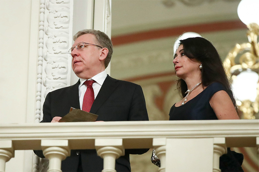 Председатель Счетной палаты Алексей Кудрин и его супруга Ирина