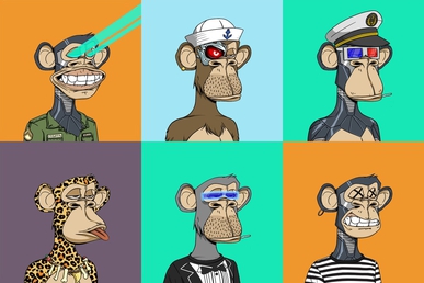 Персонажи Bored Ape Yacht Club
