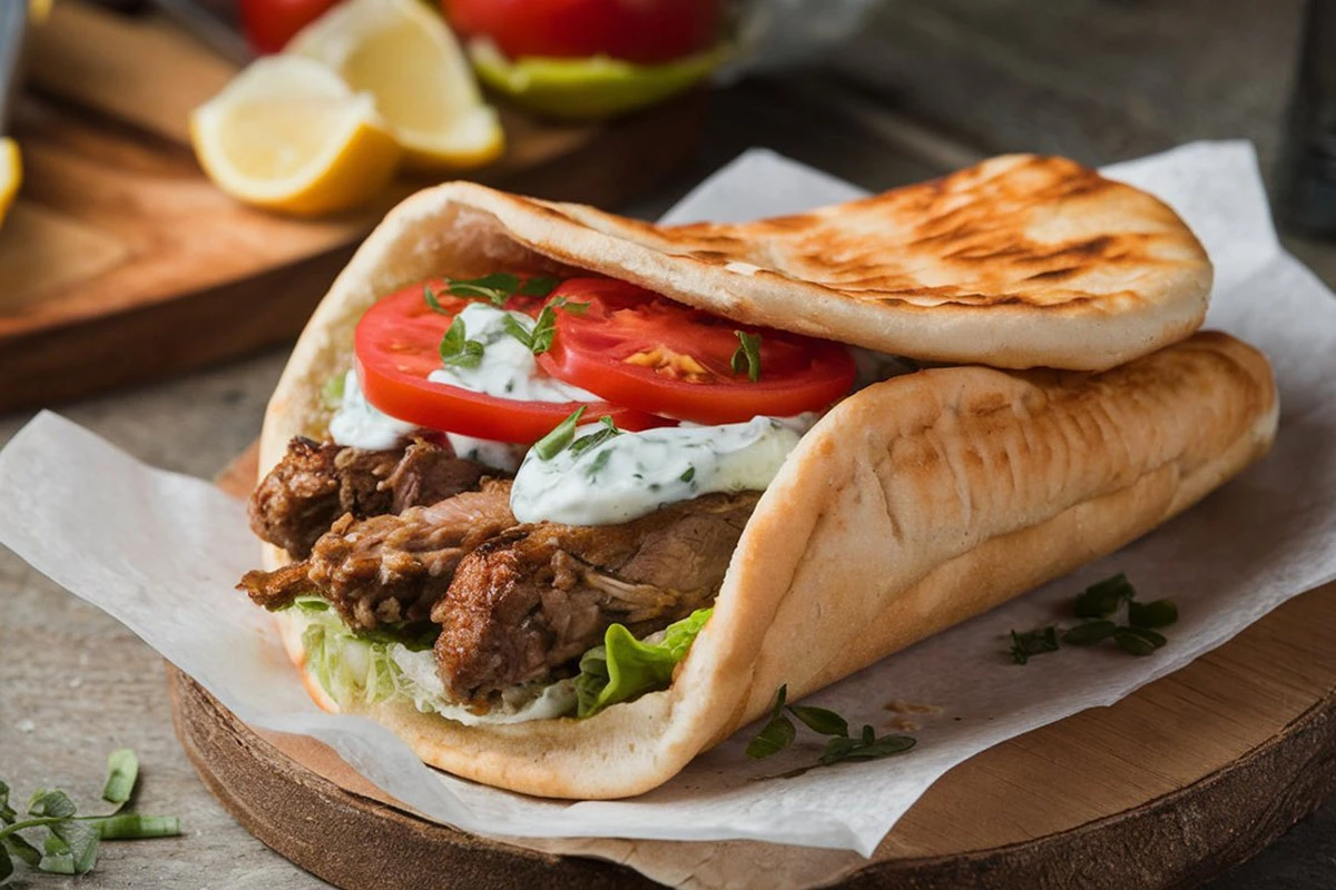 В Греции формируется гирос — современный формат окончательно оформился в 1920-е, а популярную уличную форму шаурмы с питой и соусом узаконили уже в диаспорах Нью-Йорка в начале 1970-х