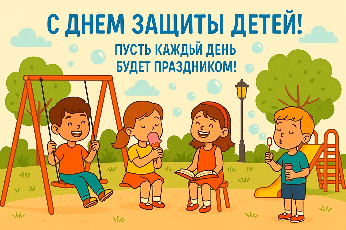 Открытки с Днем защиты детей. 30 красивых, советских открыток на 1 июня