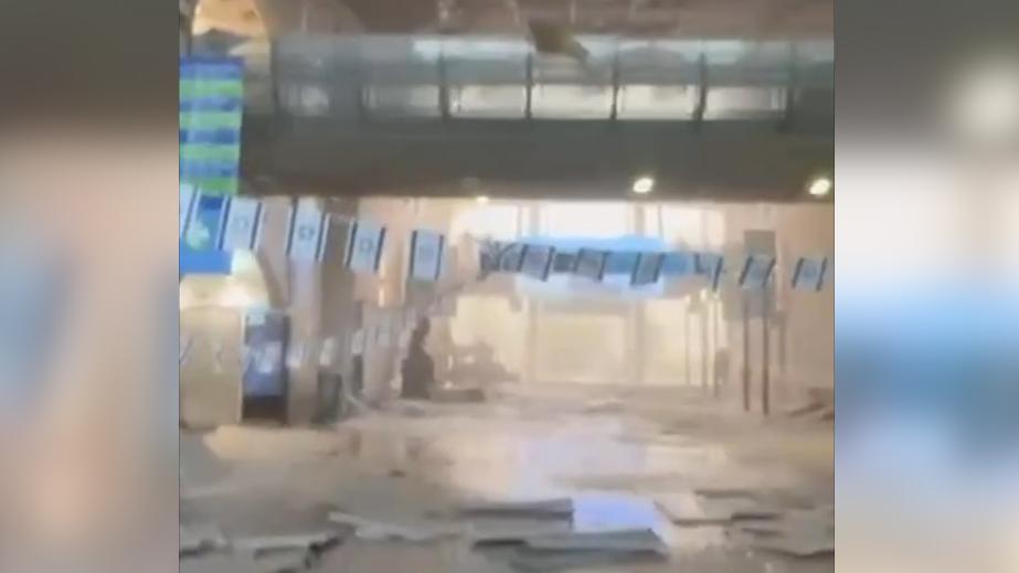 Разрушения больницы в Беэр-Шеве после удара Ирана. Видео