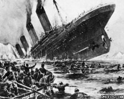 Новая версия гибели Титаника: корабль  погиб из-за пожара
