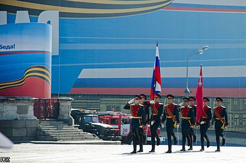 Репетиция парада Победы в Москве