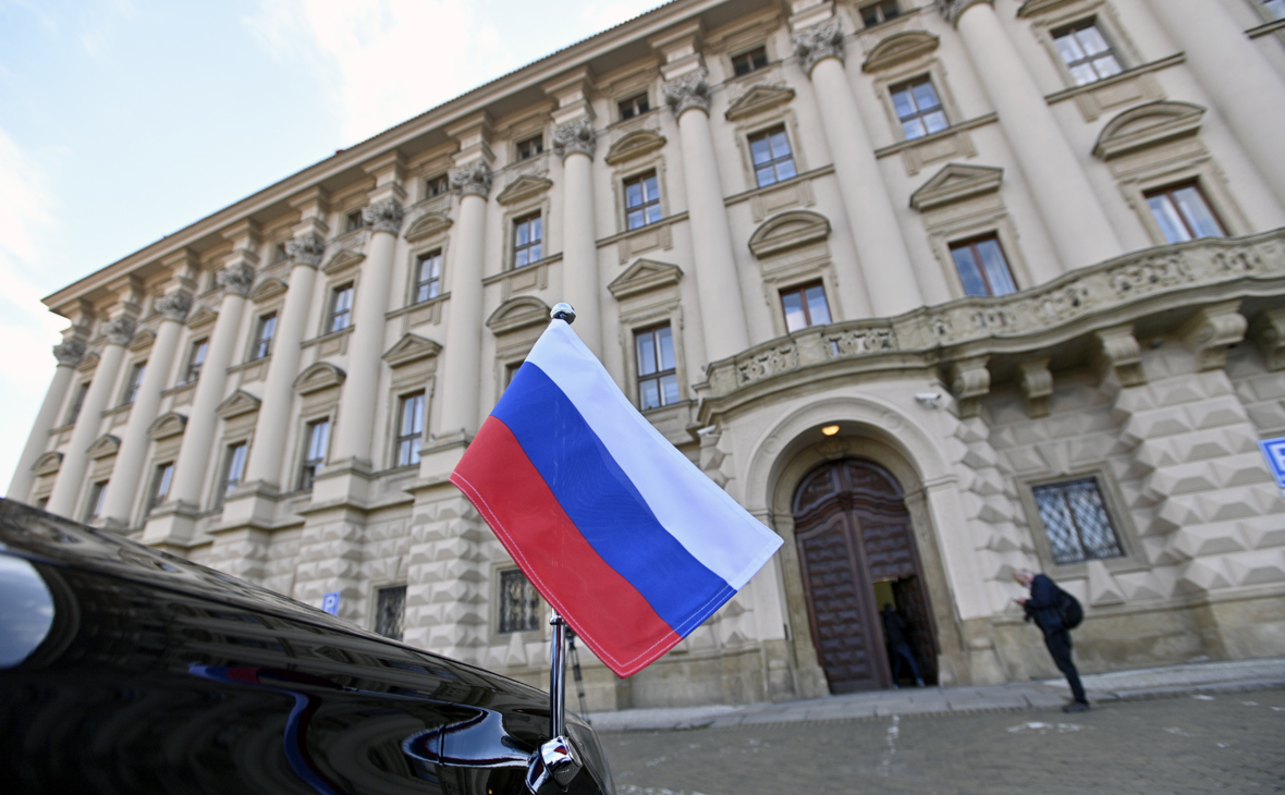 Вид на здание Министерства иностранных дел Чешской Республики