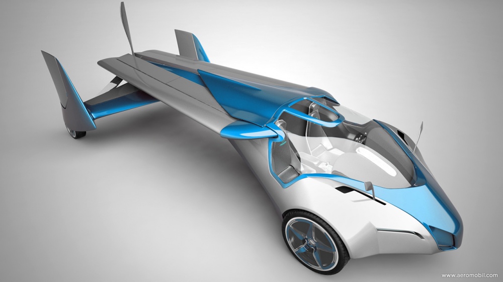 Новый аэромобиль может передвигаться по земле и по воздуху