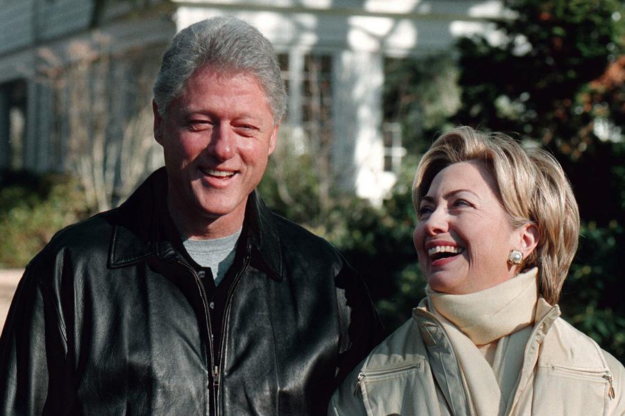 Билл и Хиллари Клинтон, 2000 год