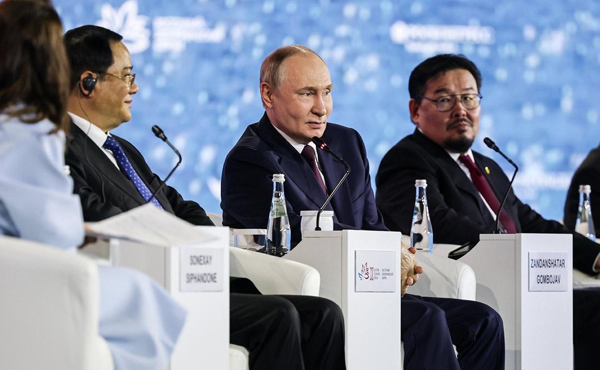 Сонсай Сипхандон, Владимир Путин и Гомбожавын Занданшатар