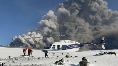 Извержение вулкана Эйяфьяллайекюль