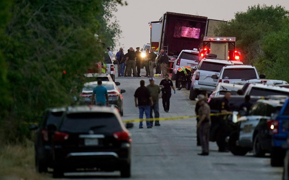 Власти Техаса нашли грузовик с 46 телами мигрантов