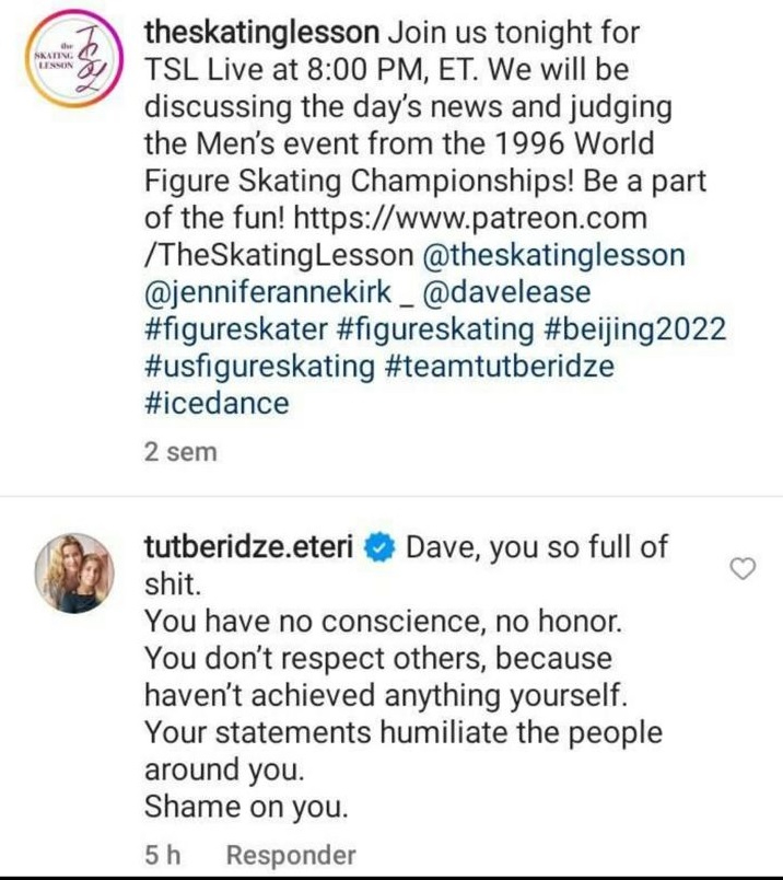 Тутберидзе обругала журналиста за пост о переходе ее дочери в сборную США :: Фигурное катание :: РБК Спорт