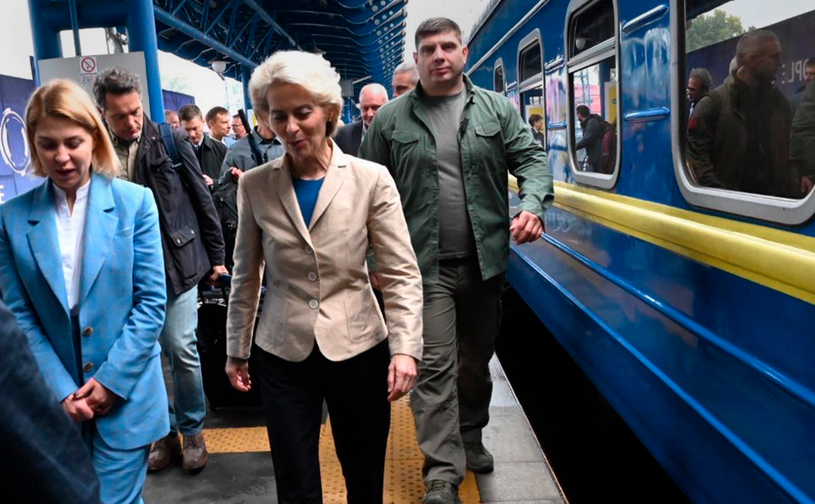 Von der Leyen came to Kyiv for the third time since the beginning of the special operation