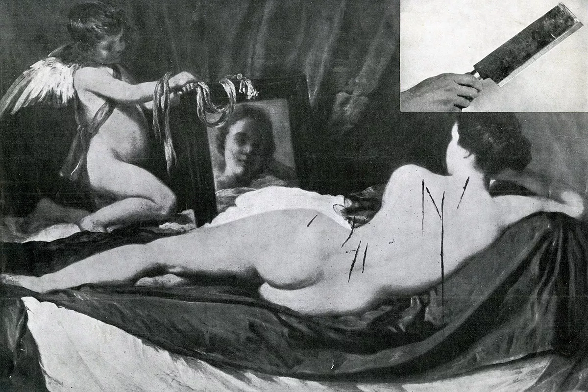 Поврежденная &laquo;Венера с зеркалом&raquo; Диего Веласкеса