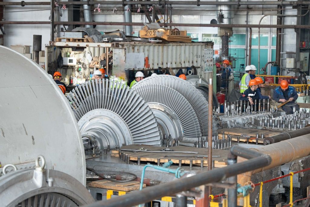 Работы по монтажу новой турбины в октябре&nbsp;2025 года