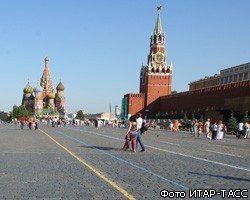 Число посетивших Москву интуристов за год увеличилось почти на 20%